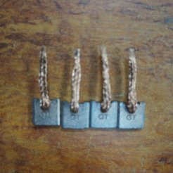 Щетки стартера 140841 (5х17х16,5) Cargo