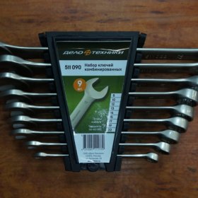 Набор ключей комб.(9шт.) 511090 "Дело техники"(холдер)